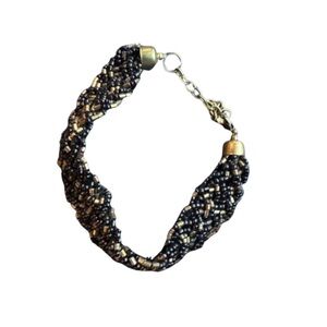 Braided Seed Bead Cuff